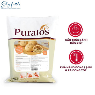 Bột Trộn Sẵn Bánh Mỳ Mochi( Vani) Puratos Gói 1 Kg
