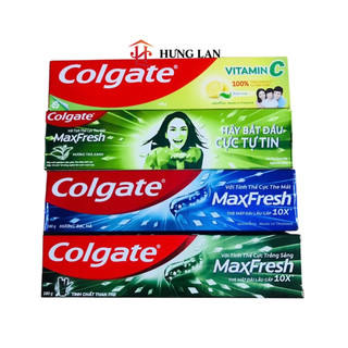  Kem đánh răng Colgate Maxfresh Hương Bạc Hà  Trà Xanh Tinh Chất Than Tre Tuýp 180g 