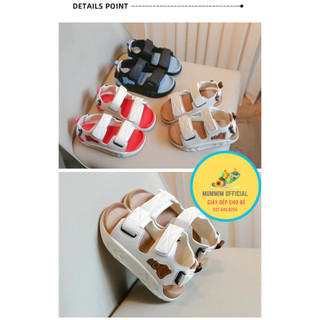 Dép quai hậu bé trai bé gái, sandal xăng đan DOIR trẻ em nhẹ êm chống trơn trượt tốt cho bé đi học size 26-37