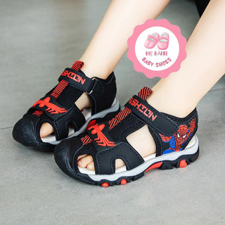  Dép sandal cho bé trai dép quai hậu xăng đan rọ người nhện trẻ em đế siêu mềm êm chân hàng qc cao cấp size đại 26-36 
