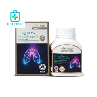 Viên uống thải độc phổi Vitatree Lung detox, hàng Úc ( Lung VTT )