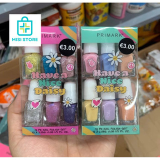 (Hộp 12 lọ) Set Sơn Móng Tay Cho Bé Primark Nail Polish Pháp