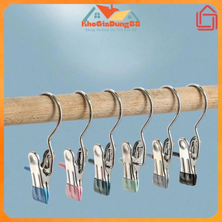 Móc kẹp đa năng chất liệu thép không gỉ, móc treo đa năng cần thiết tiện lợi
