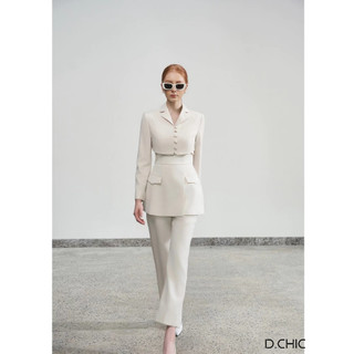 D.CHIC Áo khoác lửng cổ 2 ve vẻ MS: 161663