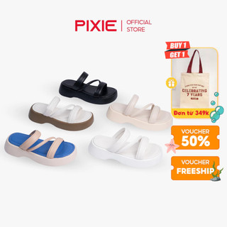 Dép Sandal Đế Dày Ba Quai Chéo Pixie H308