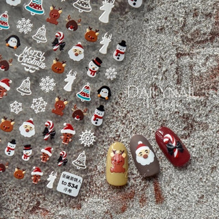 Sticker Dán móng Noel