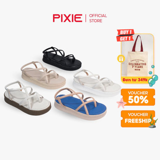 Giày Sandal Đế Bánh Mì Xỏ Ngón Pixie H310