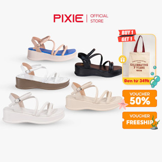 Giày Sandal Đế Xuồng 5cm Quai Mảnh Pixie H307