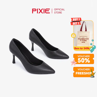 Giày Cao Gót 7cm Basic Mũi Nhọn Mềm X457