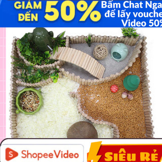 Hàng rào gỗ uốn trang trí lồng hamster 7.5x40cm 7.5x30cm, 6x30cm 6x50cm 6x60cm