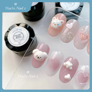 Gel Nặn Trắng Siêu Lỳ 3D - Gel Khô Màu Trắng Nặn Hoa, Nặn Thú, Dễ Dàng Tạo Hình, Không Dính Tay