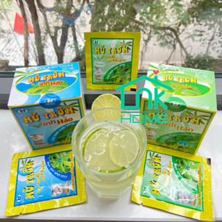 Mủ trôm tự nhiên dạng bột Vĩnh Hảo (Hộp 10 gói x 15g) dùng pha nước uống trực tiếp tiện lợi