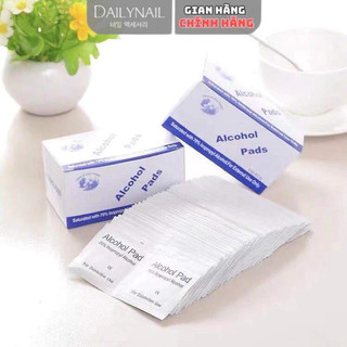 Bông cồn làm sạch móng làm Nailbox, Bông tẩm cồn Alcohol Pads