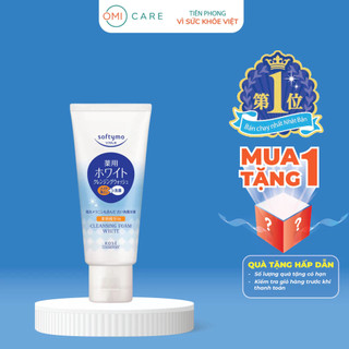 Sữa rửa mặt & tẩy trang tạo bọt dưỡng trắng da softymo kosé nhật bản
