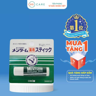 Son dưỡng ẩm bạc hà dành cho môi khô và nứt nẻ omi brotherhood menturm nhật bản