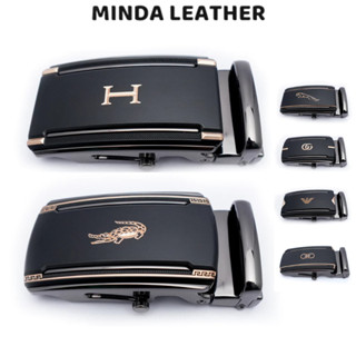 Mặt thắt lưng nam, đầu khóa thắt lưng con lăn mặt nhám cao cấp S1L257D - MINDA LEATHER