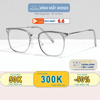 Gọng Kính Cận Mắt Mèo Nam Nữ MONIO 01160 Chất Liệu Kim Loại Phụ Kiện Thời Trang