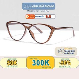 Gọng Kính Tròn Mắt Mèo Nam Nữ MONIO 836 thiết kế phong cách phụ kiện thời trang