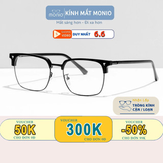 GỌNG KÍNH CẬN THỜI TRANG NAM NỮ ,GỌNG KÍNH MONIO EYEWEAR DÁNG VUÔNG BO TRÒN CHẤT LIỆU NHỰA DẺO PHỤ KIỆN THỜI TRANG 9129