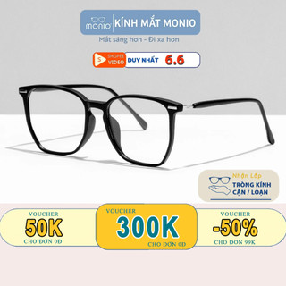 Gọng kính vuông đẹp nam nữ MONIO gọng TR90 đeo siêu nhẹ phụ kiện thời trang - 279