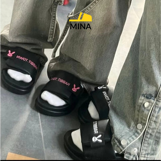 DÉP BÁNH MỲ RABBIT TOWN UNISEX NAM NỮ CHẤT LIỆU EVA SIÊU ÊM CHÂN, SIÊU NHẸ MẪU MỚI 2024_MINA