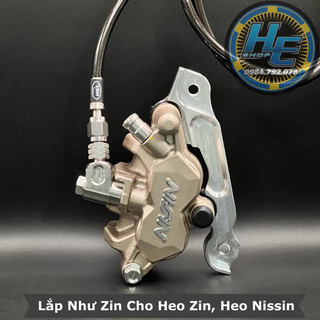 Dây Dầu Full Adapter Inox 304 Gắn Heo Zin/Nissin/Brembo