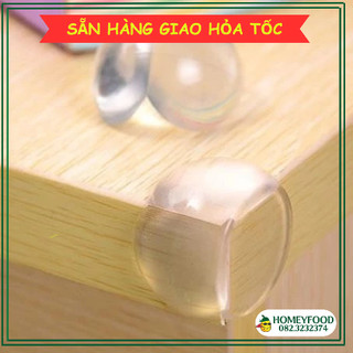 Miếng bọc góc bàn bằng silicon an toàn cho bé hình tròn