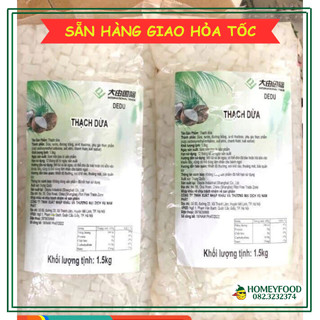 Thạch dừa giòn dedu - gói 1.5kg
