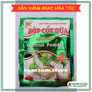 Bột cốt dừa không đường Thành Phát 50g