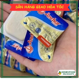 Bơ lạt vỉ anchor 1 viên 7g,bơ th 1 viên 10g