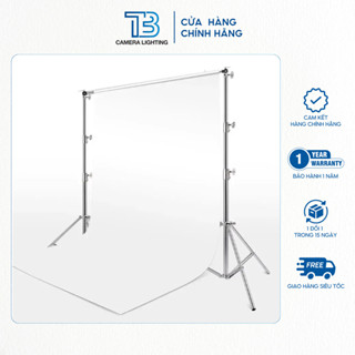  Bộ Khung Treo Phông Nền Di Động Inox BSL280 Kích Thước 2m8 x 3m 