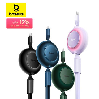 Dây Cáp Sạc USB Baseus 100W 3 Trong 1 Chuyên Dụng Type C Micro USB Cho Samsung S22 S23 Xiaomi iP Macbook