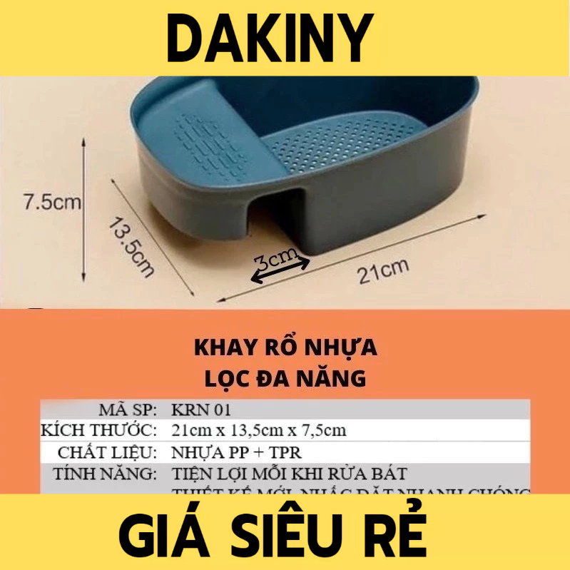 Khay Lọc Rác Gắn Bồn Rửa Bát, Bồn Rửa Chén Đa Năng Nhiều Mẫu Mã, Khay Lọc Rác Bầu Dục
