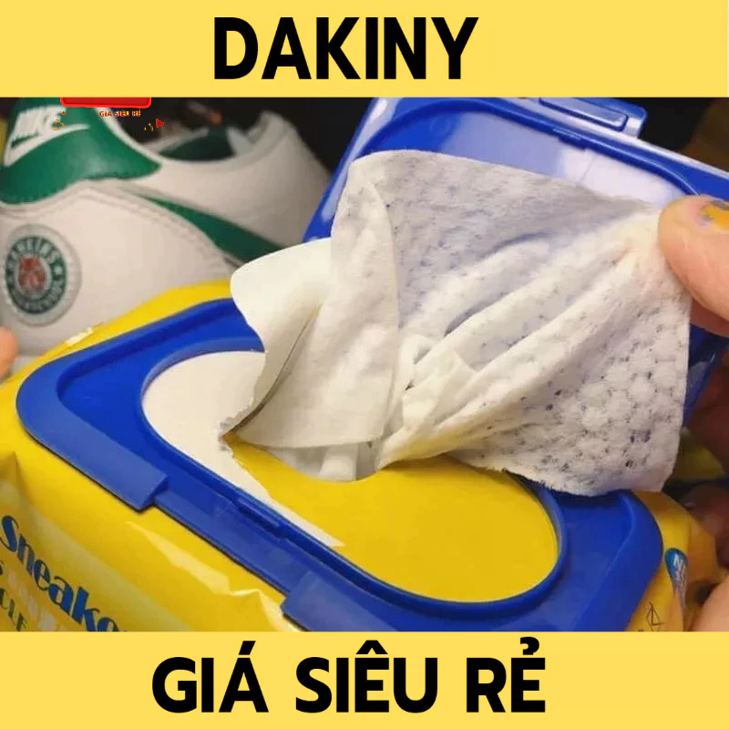 [Có Video] Gói 30 tờ giấy ướt lau giày chuyên dụng