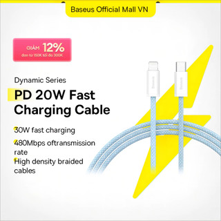 Dây Cáp Sạc Baseus PD 20W Type-C dây cáp bện Sạc Nhanh Hỗ Trợ Truyền Dữ Liệu 480Mbps