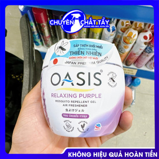 Sáp Thơm Đuổi Muỗi Oasis 180ml. Sáp Đuổi Muỗi Chiết Xuất Tự Nhiên, Khử Mùi Không Gian Rộng