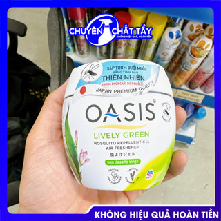 Sáp Thơm Đuổi Muỗi Oasis 180ml. Sáp Đuổi Muỗi Chiết Xuất Tự Nhiên, Khử Mùi Không Gian Rộng
