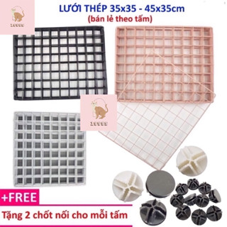 TẤM LƯỚI THÉP LẮP GHÉP TỦ - KỆ - CHUỒNG QUÂY ĐA NĂNG TIỆN ÍCH. Size 35x35cm và 35.45cm
