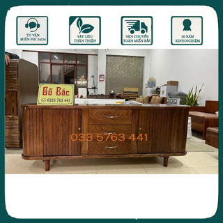 Kệ gỗ tivi cánh mở kiểu dáng nan gỗ kích thước dài 1m6, 1m8, 2m, 2m2…ảnh thật kèm video