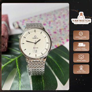 Đồng Hồ Đeo Tay Nam O.mega Siêu Mỏng Cao Cấp, Máy Pin Nhật, 40 mm, Đơn Giản, Siêu Bền, Kính Chống Xước