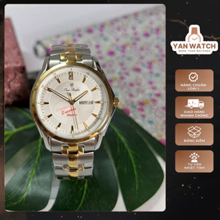 Đồng Hồ Đeo Tay Nam OP 6377 Dạ Quang Cao Cấp, Máy Pin Nhật, 42 mm, Siêu Bền, Mặt Kính Chống Xước