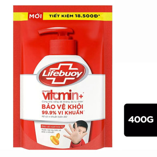 Nước rửa tay Lifebuoy Bảo vệ khỏi vi khuẩn Túi 400g