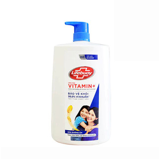 Sữa Tắm Lifebuoy Sạch Khuẩn Bảo Vệ Vượt Trội Mạnh Mẽ Chứa Ion Bạc+Hỗ Trợ Cùng Đề Kháng Da Tự Nhiên- chai 1,1KG