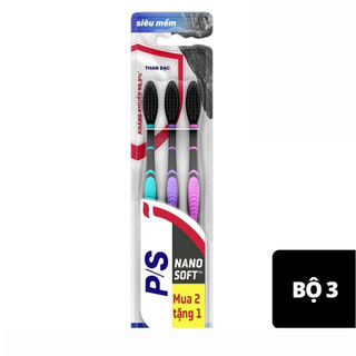 [HCM][GIAO 2H]Bàn chải đánh răng P/S than bạc kháng khuẩn 99.9%