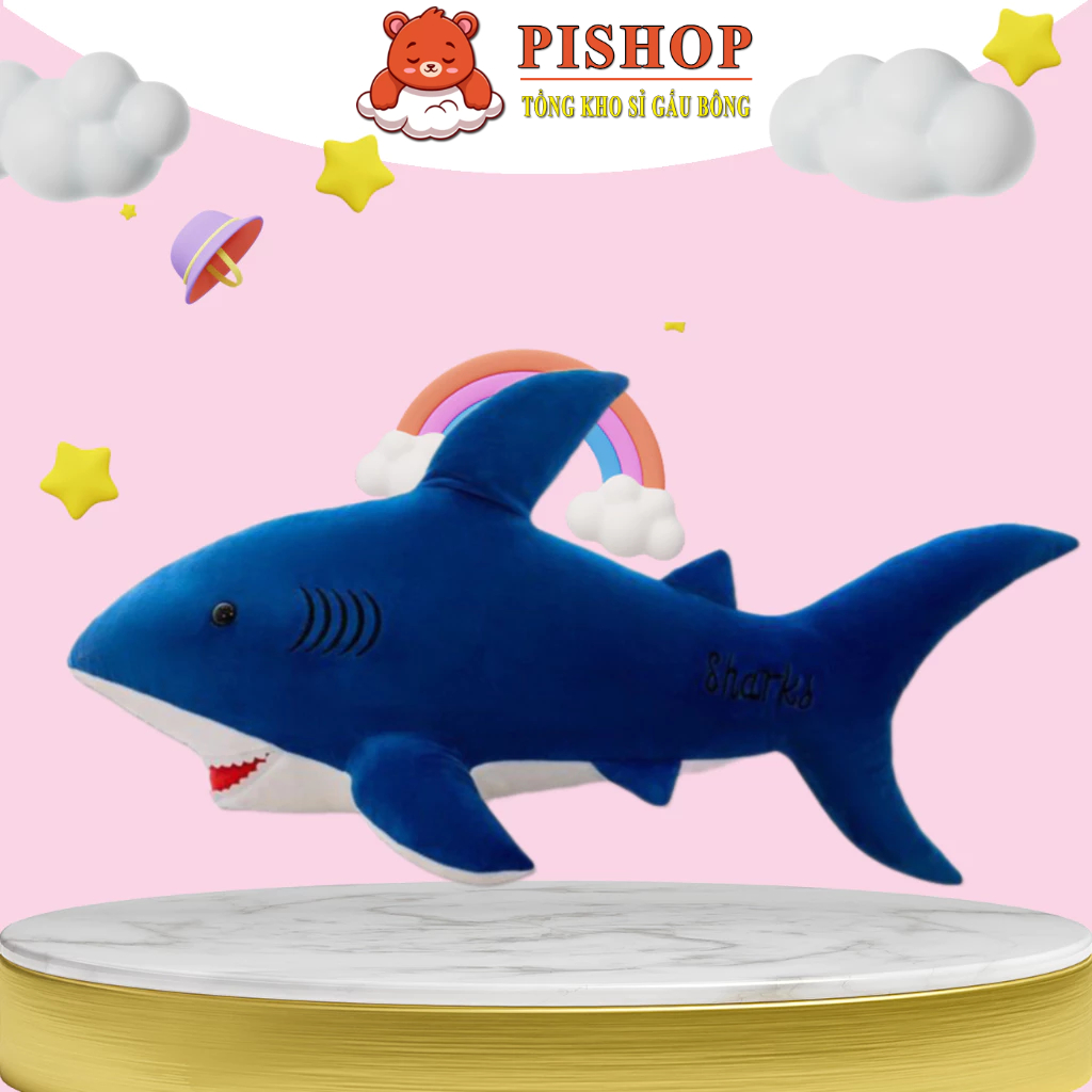 ❤️Sỉ Giá Xưởng❤️Cá Mập Bông,Thú Bông Cá Mập Đồ Chơi Siêu Mềm Mịn