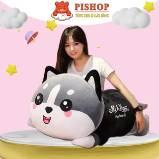  ❤️Sỉ Giá Xưởng❤️ Mèo Bông alaska Thú Nhồi Bông Mèo Bi Xám Siêu Mềm Êm Mịn 