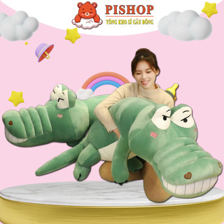 ❤️Sỉ Giá Xưởng❤️Gấu Bông Cá Sấu HiHi Mũi Tim Siêu Mềm Êm Đẹp 1m6