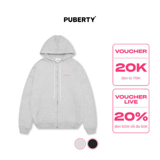 Áo Hoodie Zip Basic LocalBrand PUBERTY BASIC HOODIE ZIP
