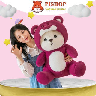 Thú nhồi bông hình gấu lena , gấu bông lena cosplay gấu dâu sang sịn búp bê đồ chơi quà tặng cao cấp