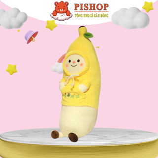 Gấu Bông Hình Quả Chuối Dễ Thương Hàng Nhập Cao Cấp Loại 1, Gối Bông Trái Chuối  Siêu Mềm Mịn Sịn